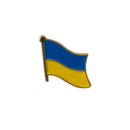Ukraine flaggpinn